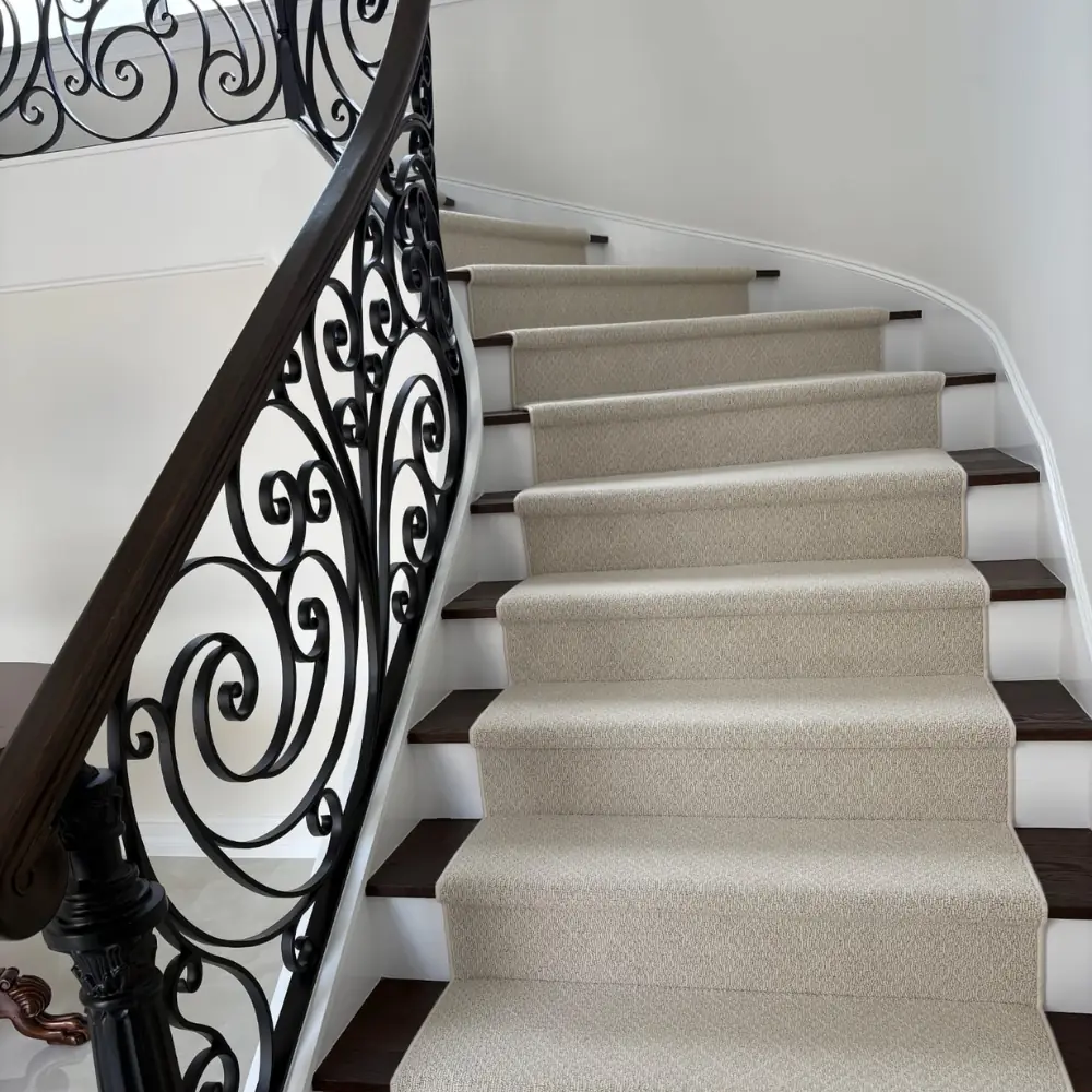 Modern stair runner carpet Dubai.