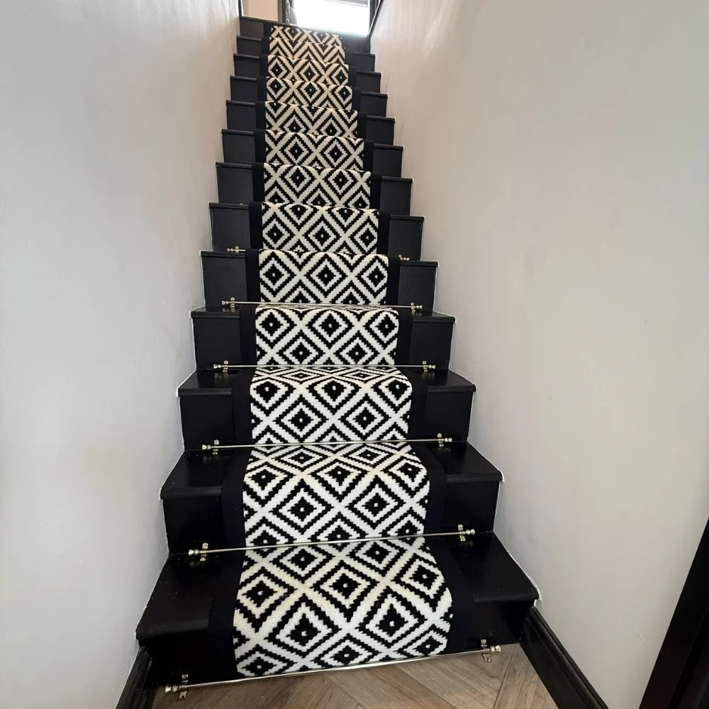 Black Stair Rod Projects Dubai minimalist.