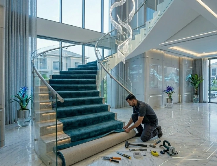 Trusted Stair Carpet Installation Dubai.