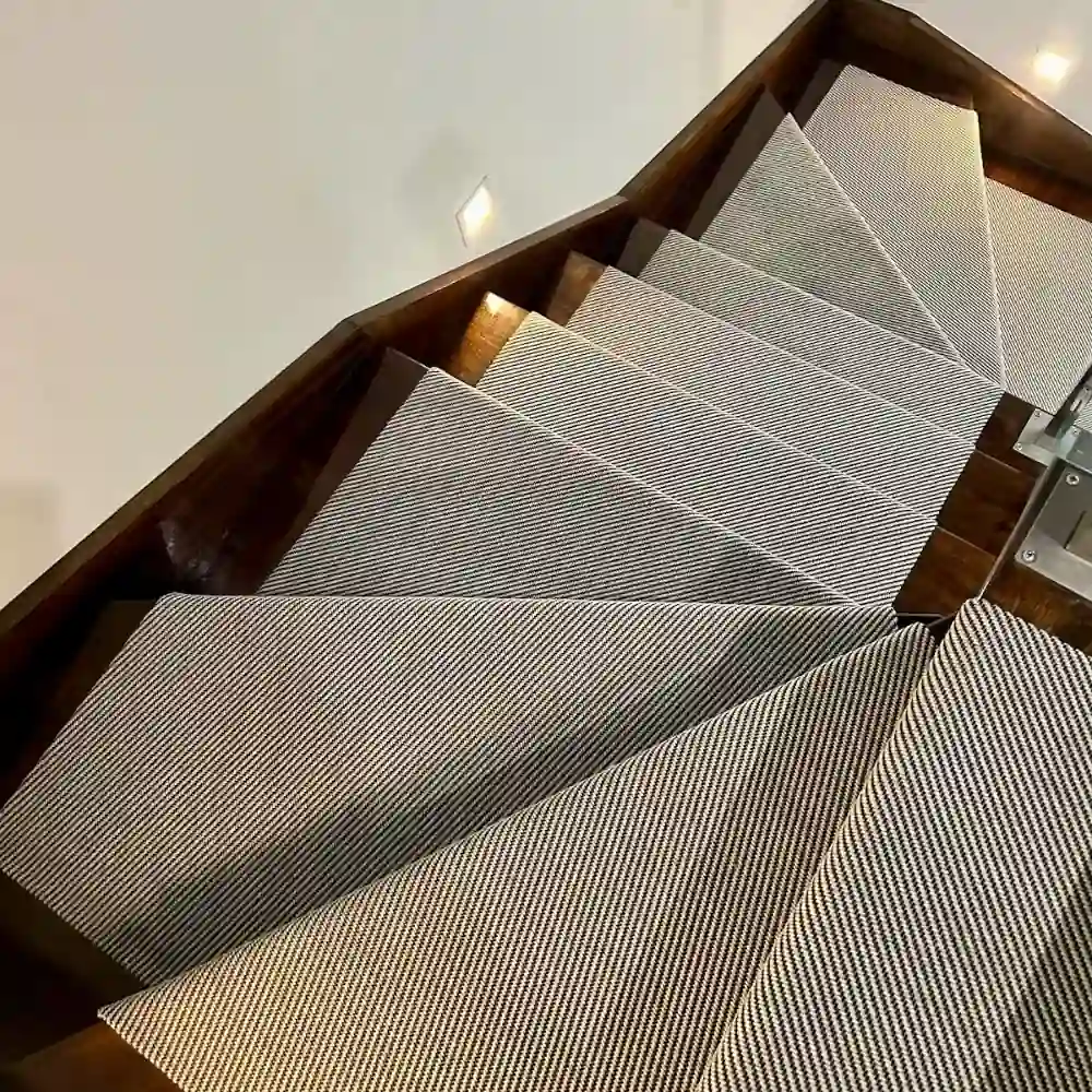 Soft Sisal Stair Carpet Finish.