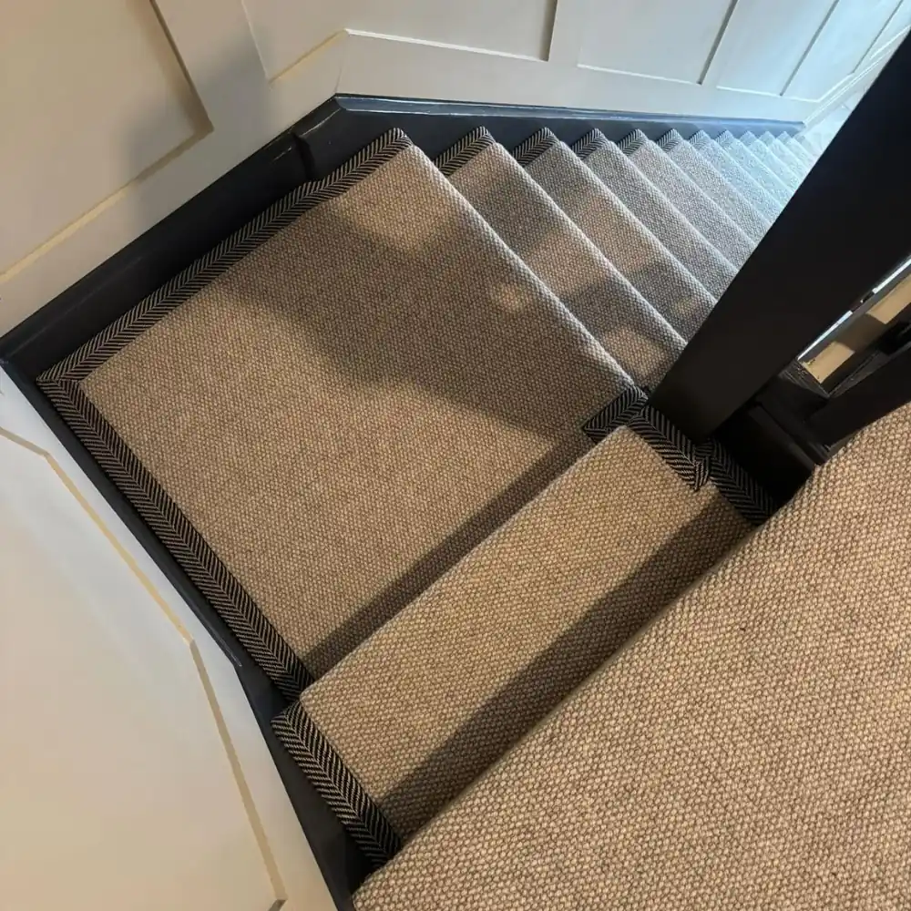 Soft Wall To Wall Stair Carpet.