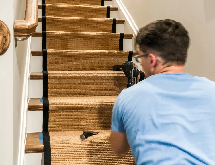 Professional Sisal Stair Carpet Services.