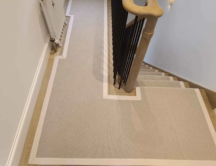 Natural Soft Wool Stair Carpets Dubai.