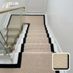 Sleek stair runner carpet
