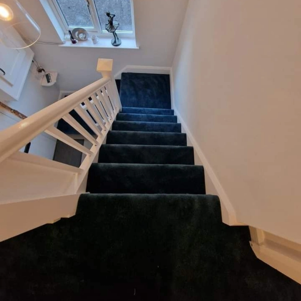 Chic Stair Carpet Fitting Decor.