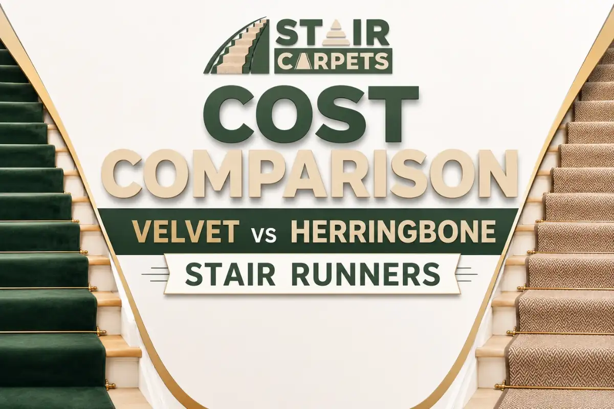 Velvet vs Herringbone Stair Runners 7 Cost Comparison Velvet vs Herringbone